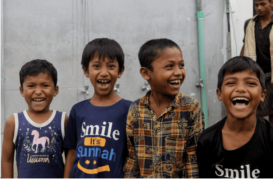 Support for Rohingya children in Bangladesh